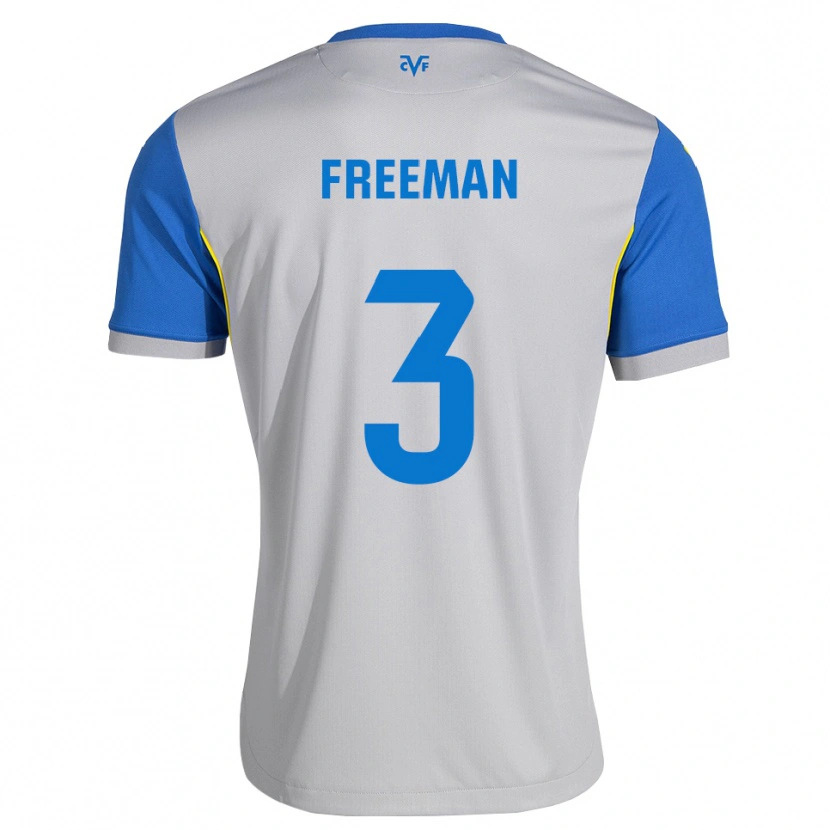Danxen Criança Camisola Alex Freeman #3 Azul Dodger Cinza Alternativa 2026/27 Camisa
