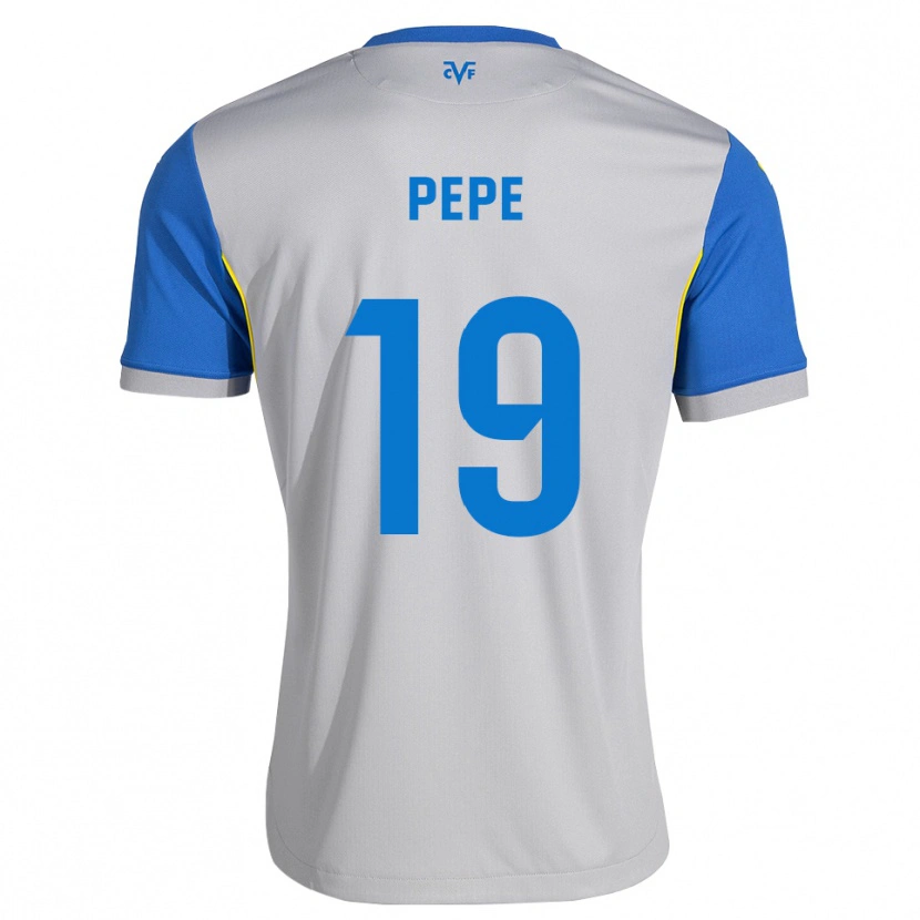 Danxen Criança Camisola Nicolas Pépé #19 Azul Dodger Cinza Alternativa 2026/27 Camisa