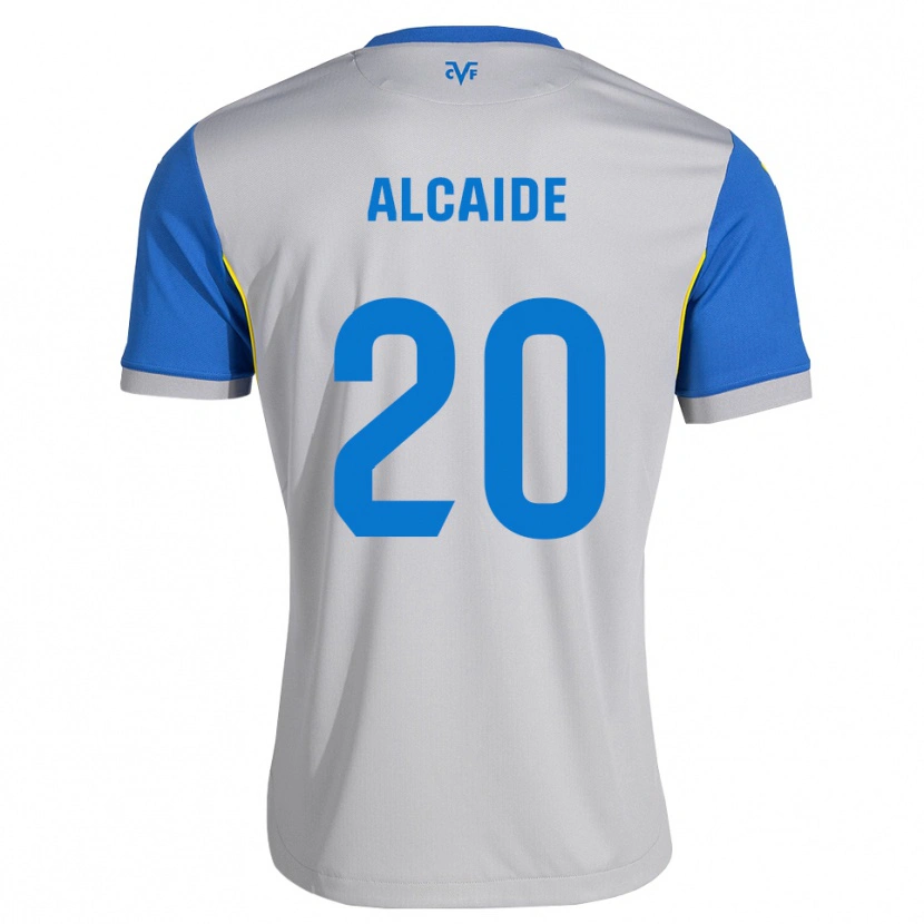 Danxen Criança Camisola Álvaro Alcaide #20 Azul Dodger Cinza Alternativa 2026/27 Camisa