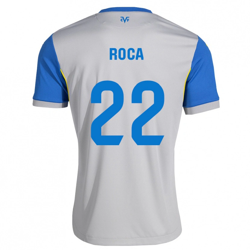 Danxen Criança Camisola Mauro Roca #22 Azul Dodger Cinza Alternativa 2026/27 Camisa