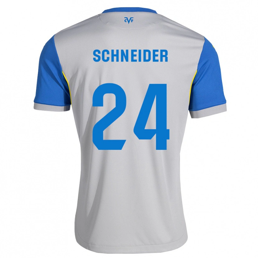 Danxen Criança Camisola Ben Schneider #24 Azul Dodger Cinza Alternativa 2026/27 Camisa