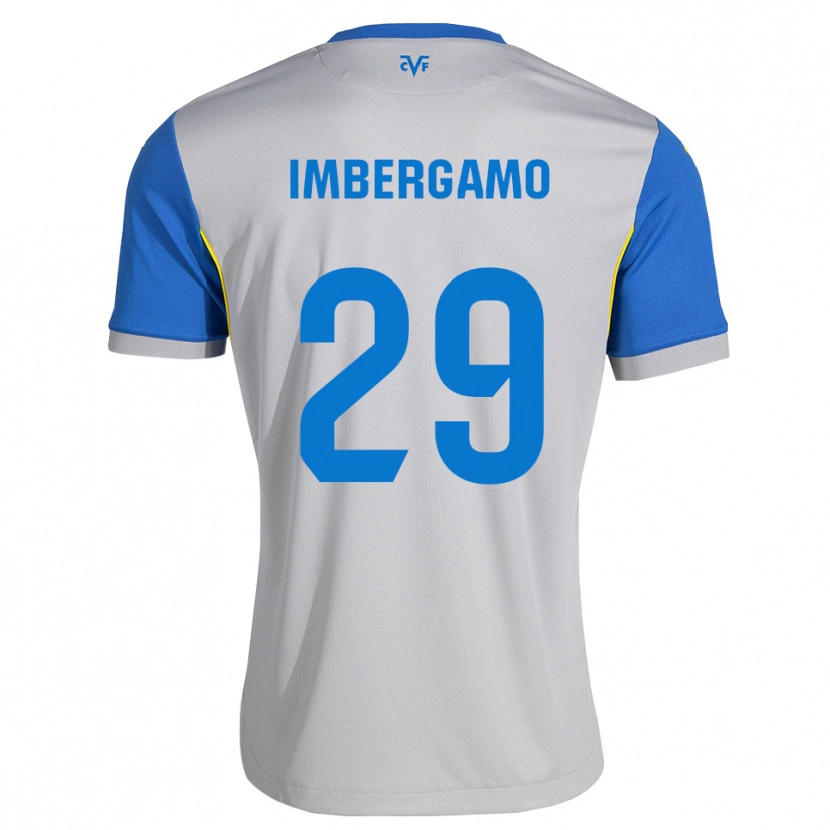 Danxen Criança Camisola Mar Imbergamo #29 Azul Dodger Cinza Alternativa 2026/27 Camisa