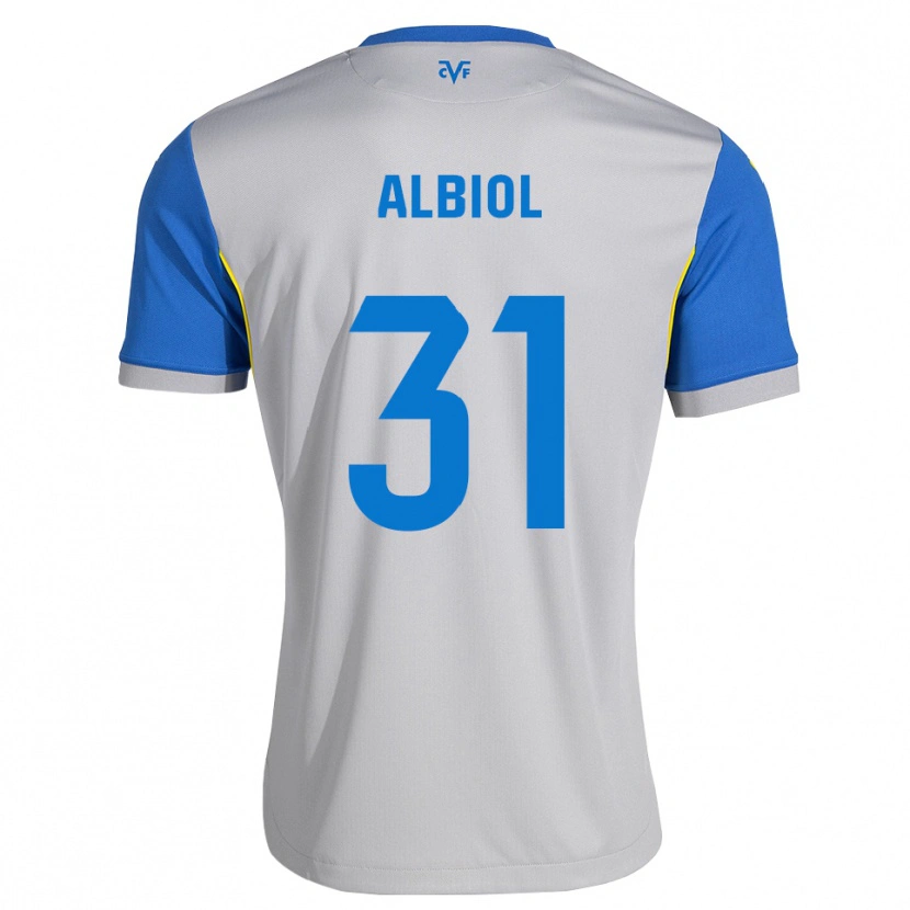 Danxen Criança Camisola Thiago Albiol #31 Azul Dodger Cinza Alternativa 2026/27 Camisa