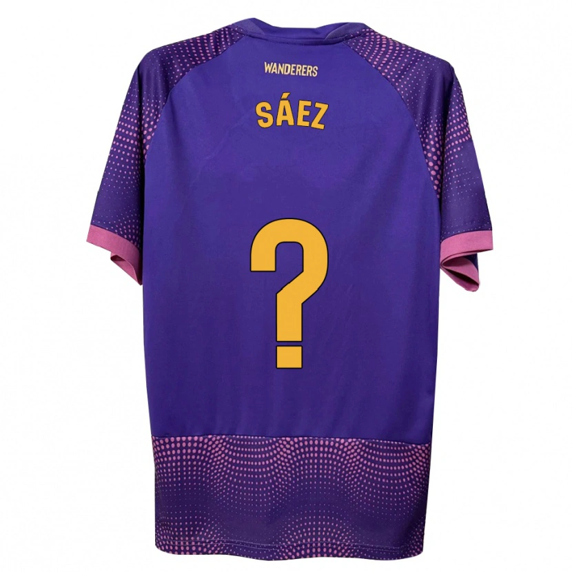 Danxen Criança Camisola Carlos Asante Christodoulides Sáez #0 Branco Rosa Roxo Alternativa 2026/27 Camisa