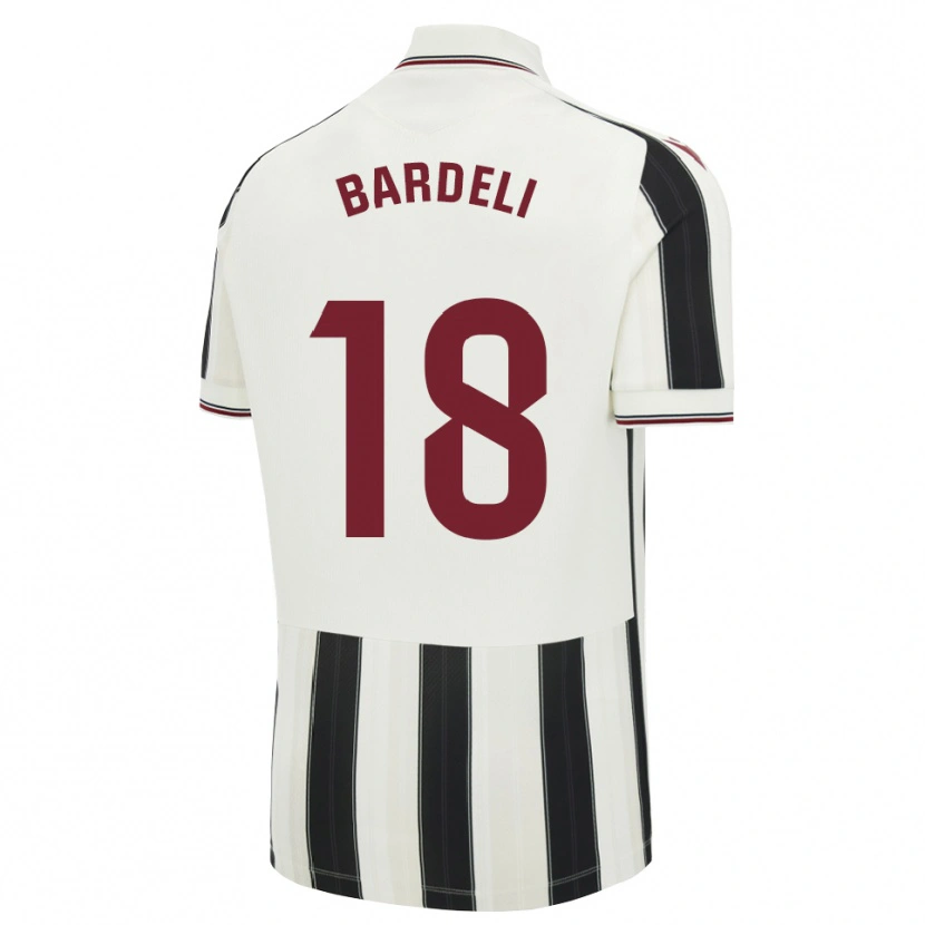 Danxen Criança Camisola Enzo Bardeli #18 Preto Branco Vermelho Alternativa 2026/27 Camisa