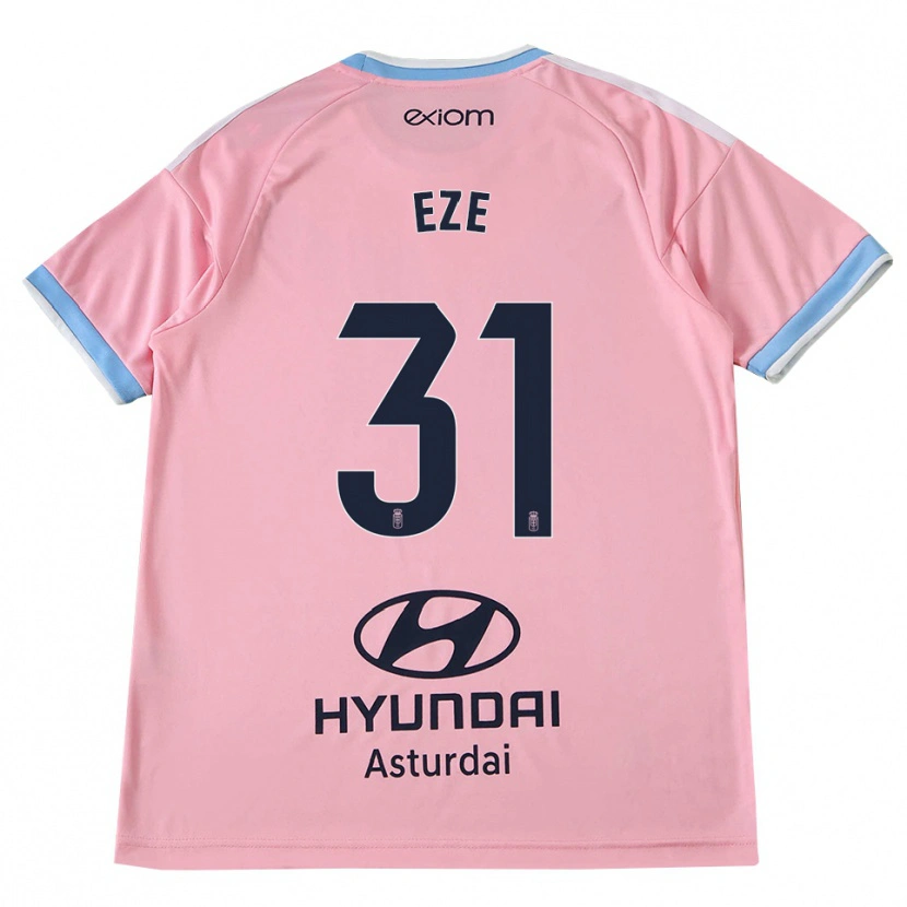 Danxen Criança Camisola Chukwuma Eze #31 Azul Centáurea Rosa Alternativa 2026/27 Camisa