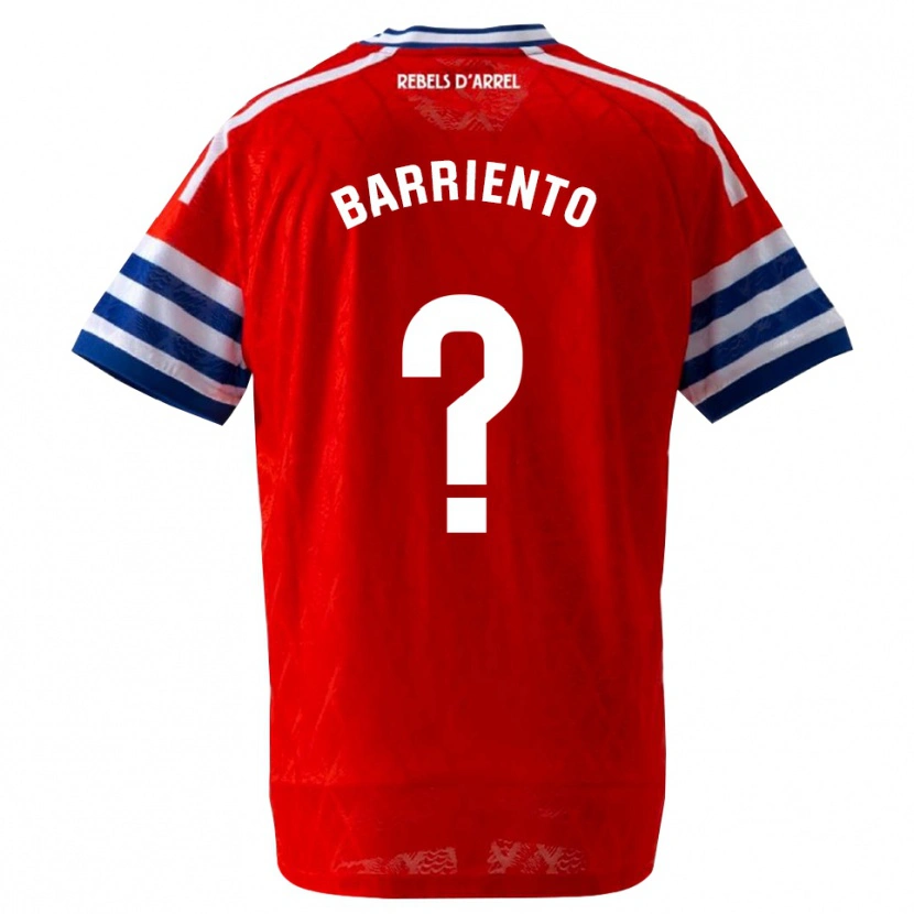 Danxen Criança Camisola Darek Barriento #0 Azul Real Vermelho Alternativa 2026/27 Camisa