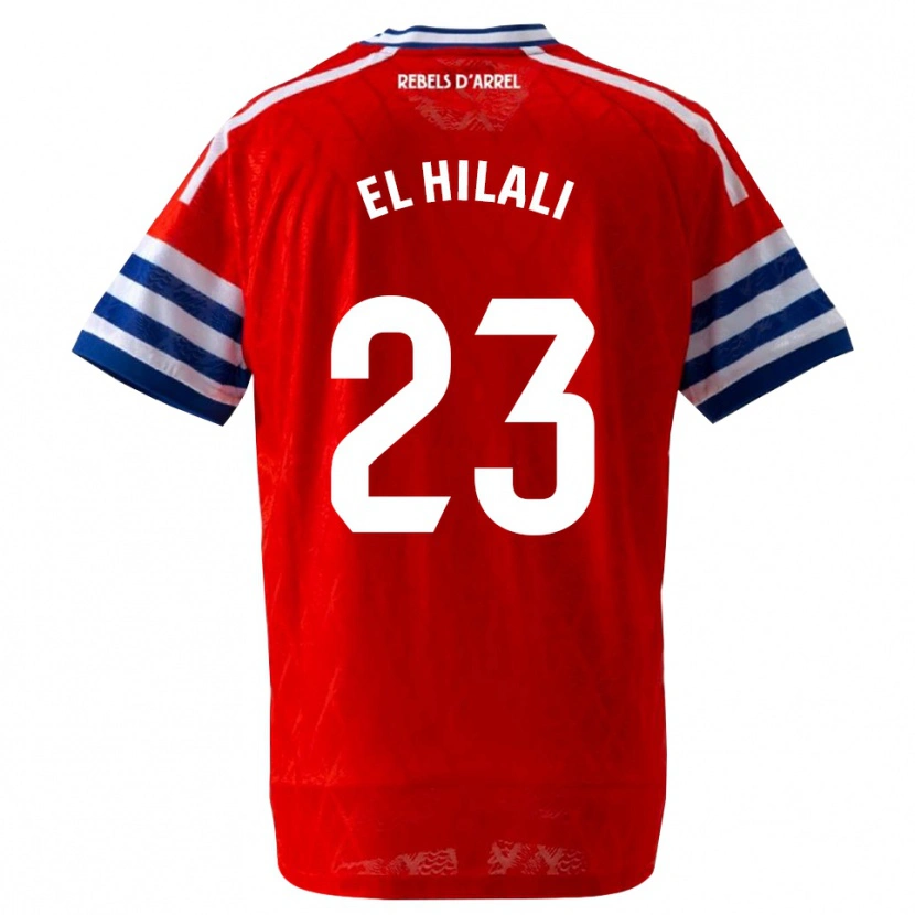 Danxen Criança Camisola Omar El Hilali #23 Azul Real Vermelho Alternativa 2026/27 Camisa