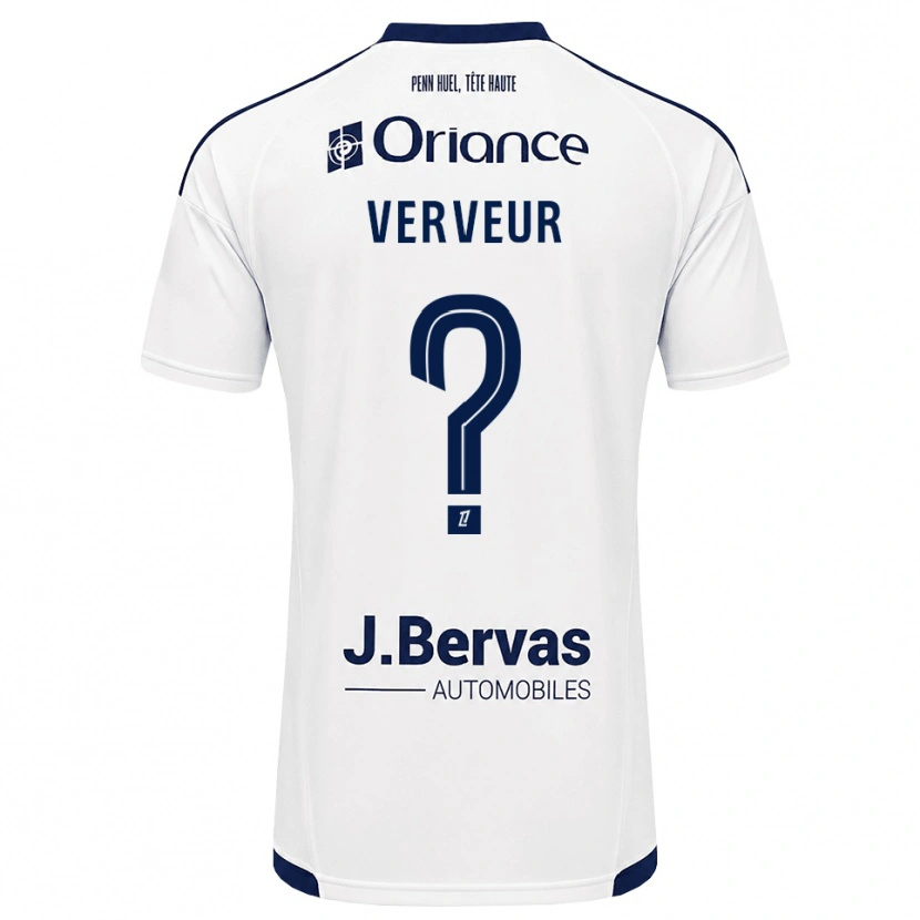 Danxen Criança Camisola Titouan Verveur #0 Azul Marinho Branco Alternativa 2026/27 Camisa