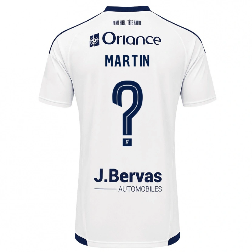Danxen Criança Camisola Clara Martin #0 Azul Marinho Branco Alternativa 2026/27 Camisa