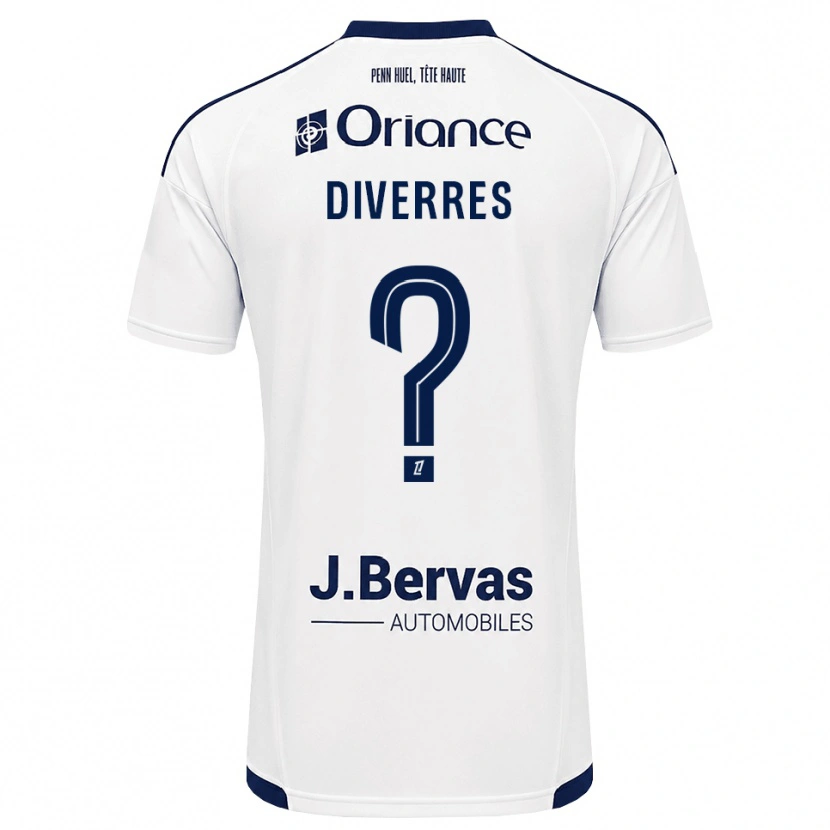 Danxen Criança Camisola Emma Diverres #0 Azul Marinho Branco Alternativa 2026/27 Camisa