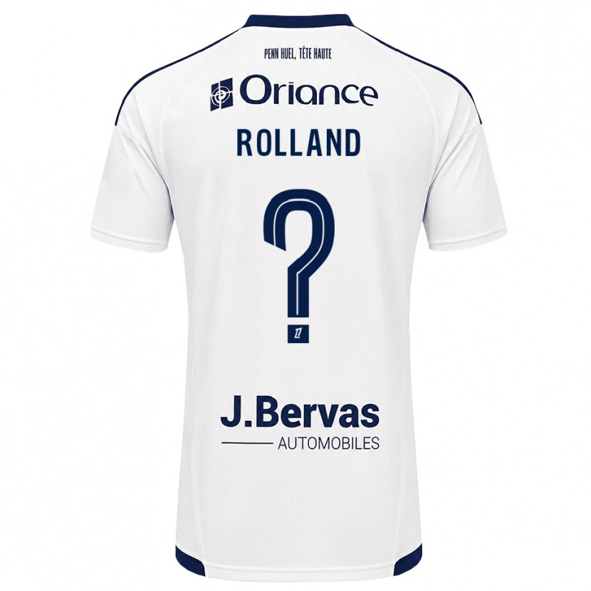 Danxen Criança Camisola Inès Rolland #0 Azul Marinho Branco Alternativa 2026/27 Camisa