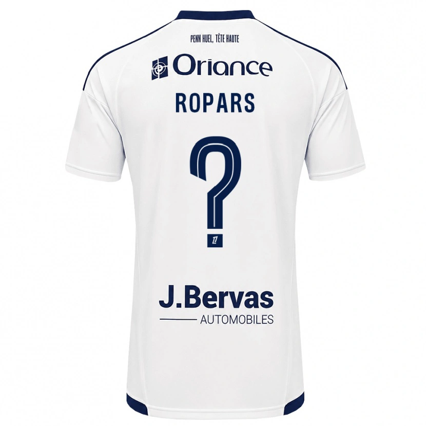Danxen Criança Camisola Janelle Ropars #0 Azul Marinho Branco Alternativa 2026/27 Camisa