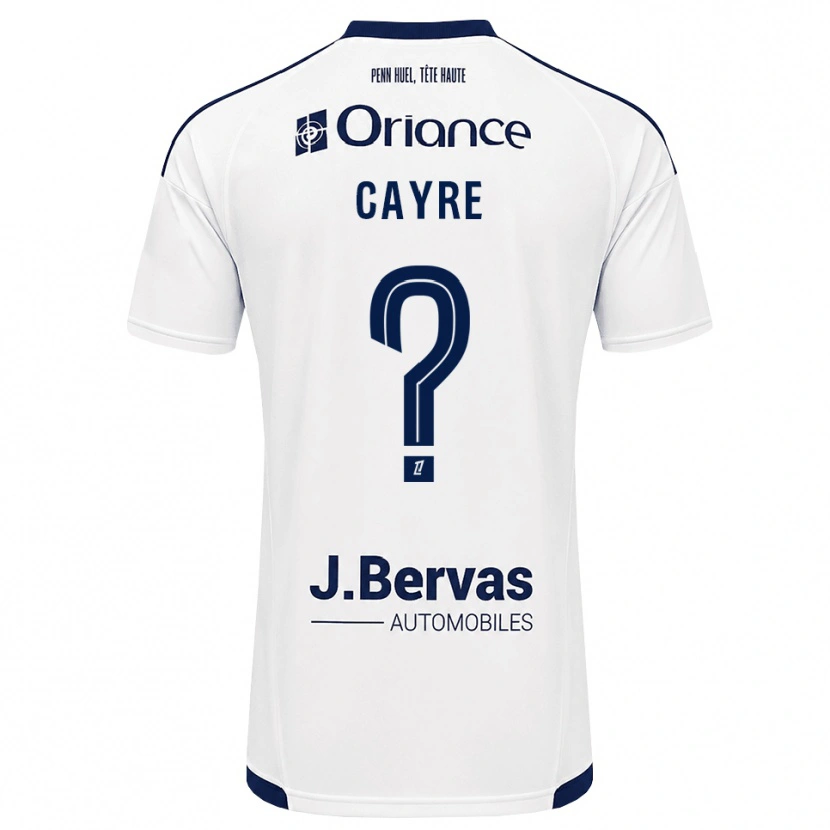 Danxen Criança Camisola Alexane Cayre #0 Azul Marinho Branco Alternativa 2026/27 Camisa