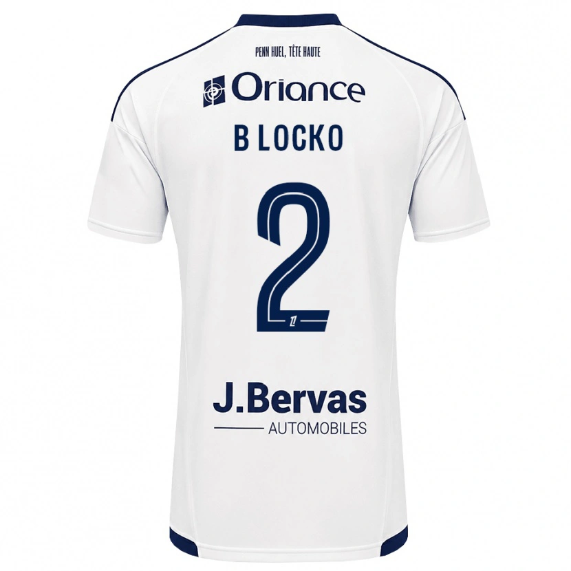 Danxen Criança Camisola Bradley Locko #2 Azul Marinho Branco Alternativa 2026/27 Camisa