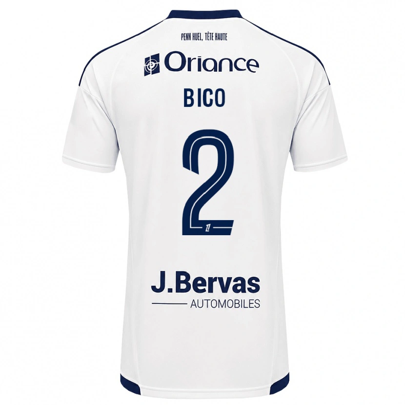 Danxen Criança Camisola Angelo Bico #2 Azul Marinho Branco Alternativa 2026/27 Camisa