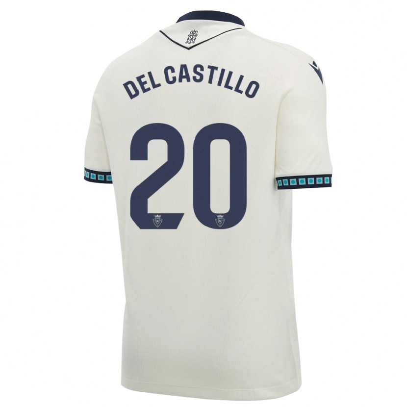 Danxen Criança Camisola Romain Del Castillo #20 Branco Preto Azul Céu Claro Alternativa 2026/27 Camisa