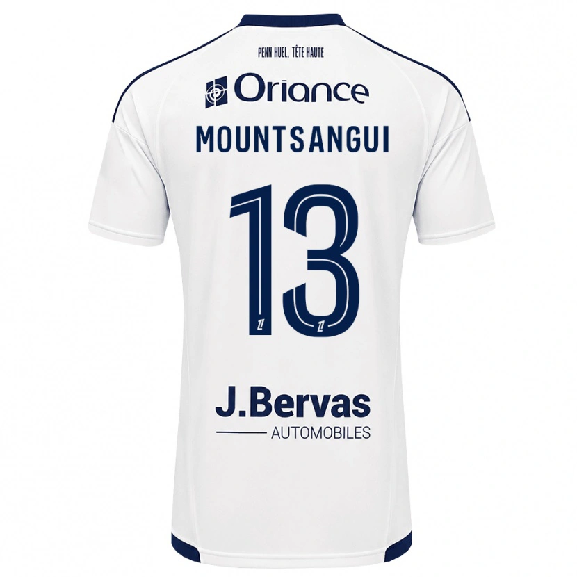 Danxen Criança Camisola Warren Mountsangui #13 Azul Marinho Branco Alternativa 2026/27 Camisa