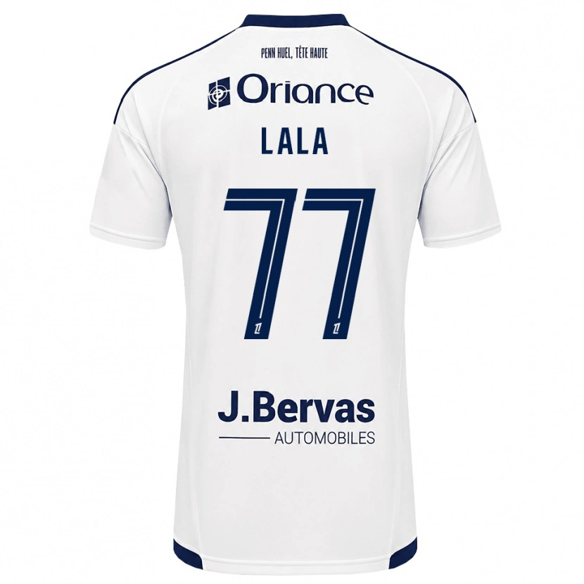 Danxen Criança Camisola Kenny Lala #77 Azul Marinho Branco Alternativa 2026/27 Camisa