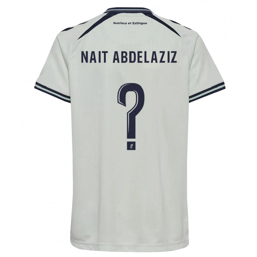 Danxen Criança Camisola Elias Naït Abdelaziz #0 Azul Meia-Noite Branco Alternativa 2026/27 Camisa