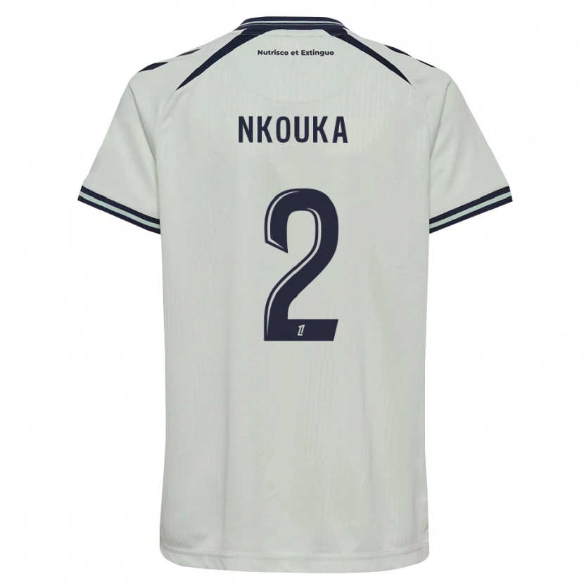 Danxen Criança Camisola Ethan Nkouka #2 Azul Meia-Noite Branco Alternativa 2026/27 Camisa