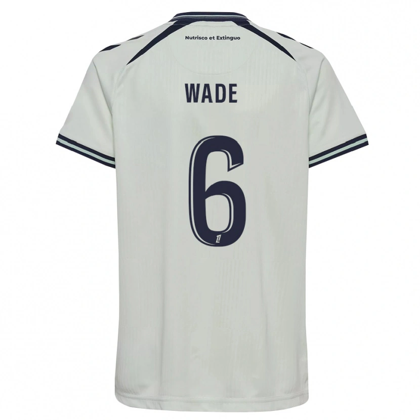 Danxen Criança Camisola Bocar Wade #6 Azul Meia-Noite Branco Alternativa 2026/27 Camisa