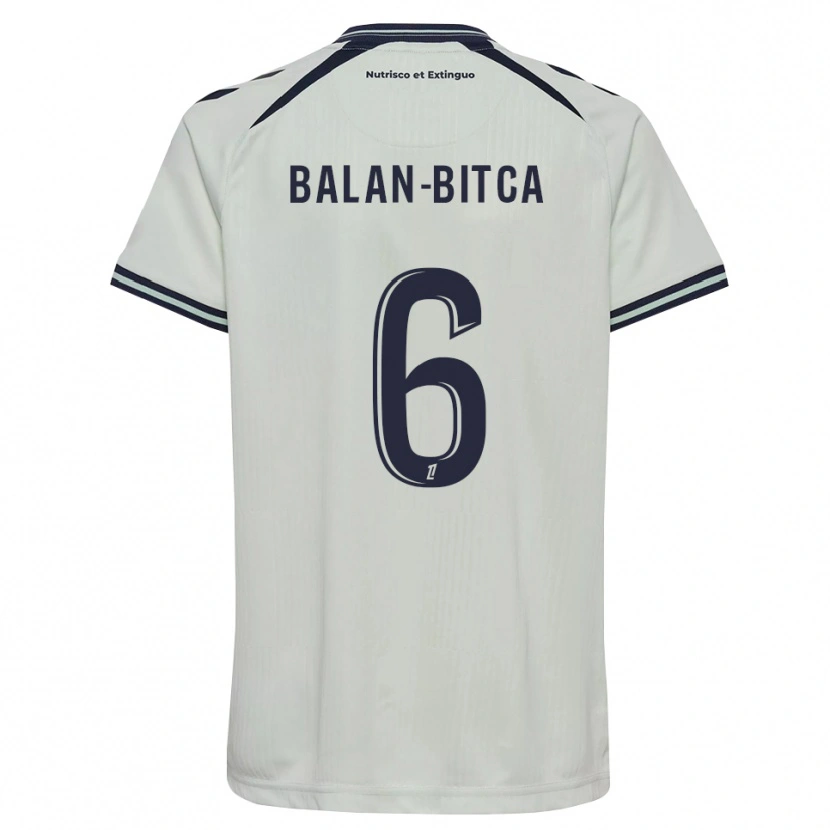 Danxen Criança Camisola Mario Balan-Bitca #6 Azul Meia-Noite Branco Alternativa 2026/27 Camisa