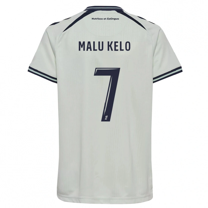 Danxen Criança Camisola Yohann Malu Kelo #7 Azul Meia-Noite Branco Alternativa 2026/27 Camisa