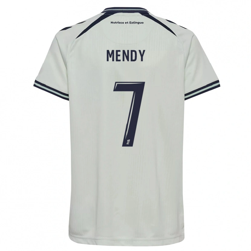 Danxen Criança Camisola Dahiss Mendy #7 Azul Meia-Noite Branco Alternativa 2026/27 Camisa