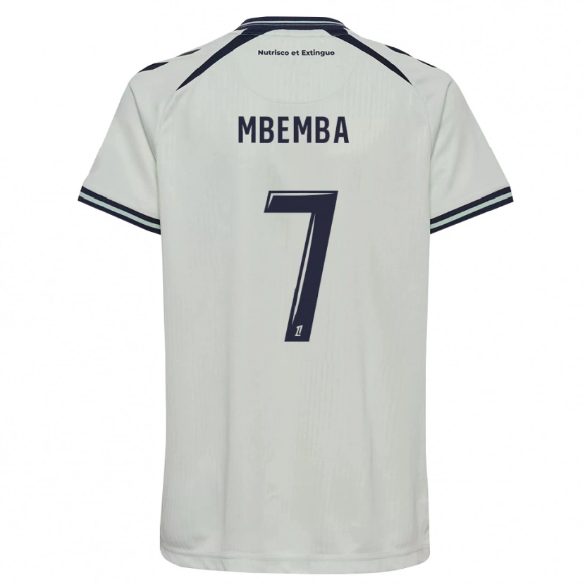 Danxen Criança Camisola Abdallah Mbemba #7 Azul Meia-Noite Branco Alternativa 2026/27 Camisa