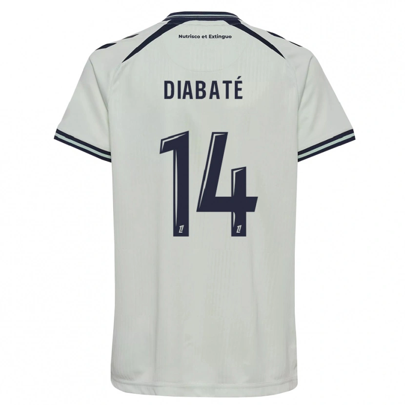 Danxen Criança Camisola Adams Diabaté #14 Azul Meia-Noite Branco Alternativa 2026/27 Camisa