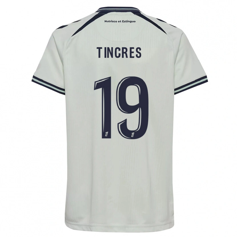 Danxen Criança Camisola Joan Tincres #19 Azul Meia-Noite Branco Alternativa 2026/27 Camisa