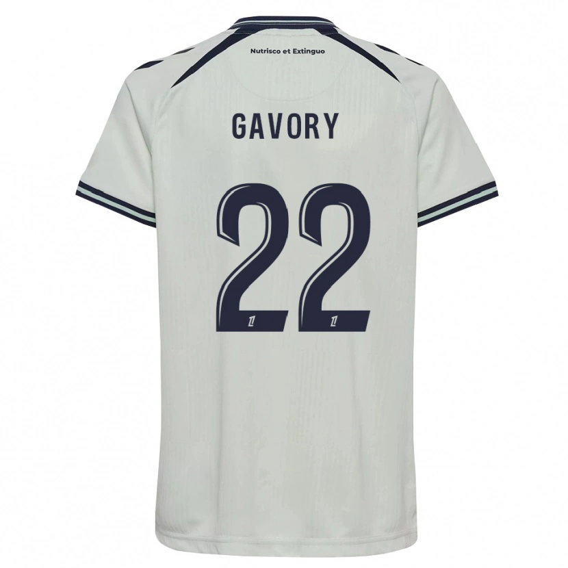 Danxen Criança Camisola Christy Gavory #22 Azul Meia-Noite Branco Alternativa 2026/27 Camisa