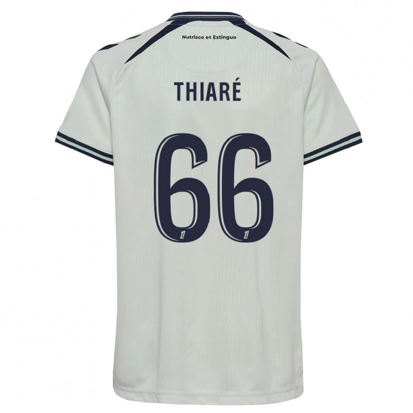 Danxen Criança Camisola Aliou Thiaré #66 Azul Meia-Noite Branco Alternativa 2026/27 Camisa