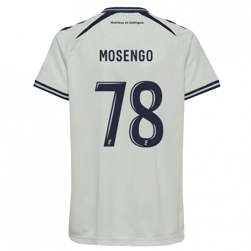 Danxen Criança Camisola Daren Mosengo #78 Azul Meia-Noite Branco Alternativa 2026/27 Camisa