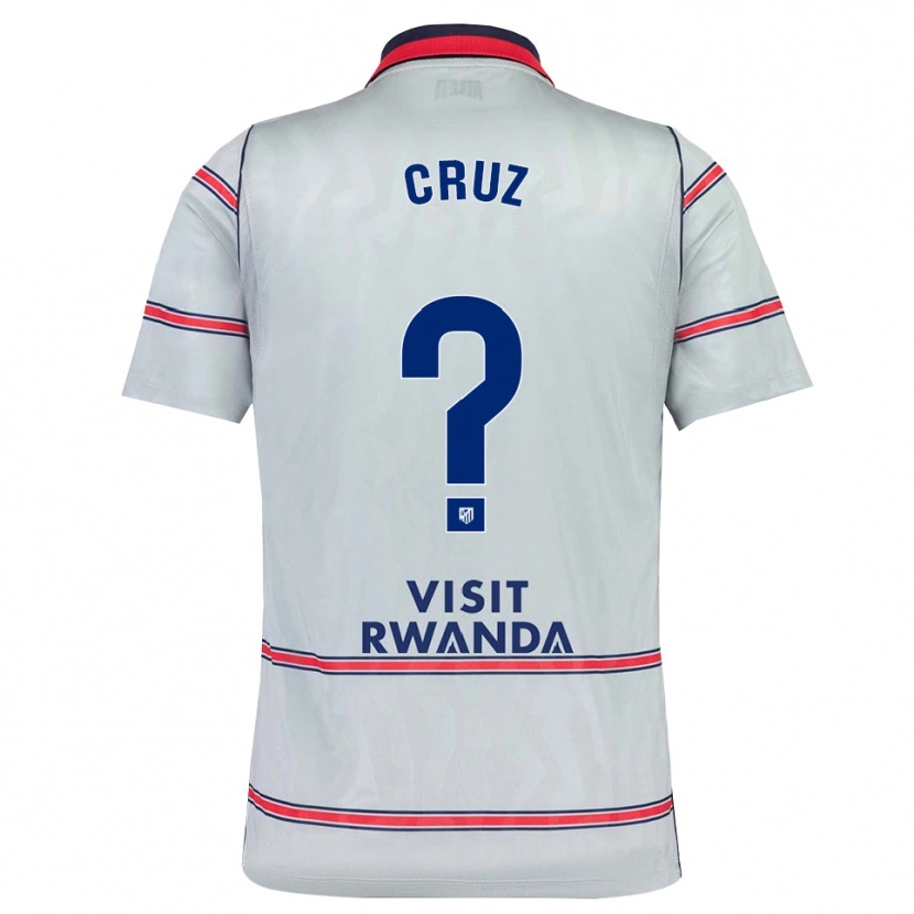 Danxen Criança Camisola Alberto Cruz #0 Cinza Vermelho Azul Marinho Terceiro 2026/27 Camisa