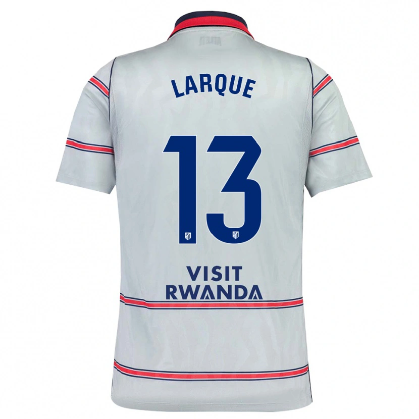 Danxen Criança Camisola Patricia Larqué #13 Cinza Vermelho Azul Marinho Terceiro 2026/27 Camisa