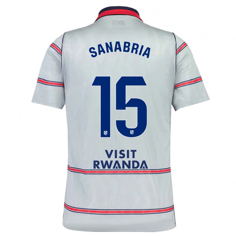 Danxen Criança Camisola Juan Sanabria #15 Cinza Vermelho Azul Marinho Terceiro 2026/27 Camisa