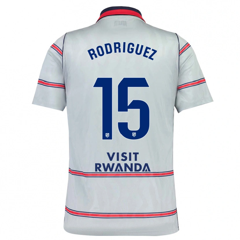 Danxen Criança Camisola Cinta Rodríguez #15 Cinza Vermelho Azul Marinho Terceiro 2026/27 Camisa