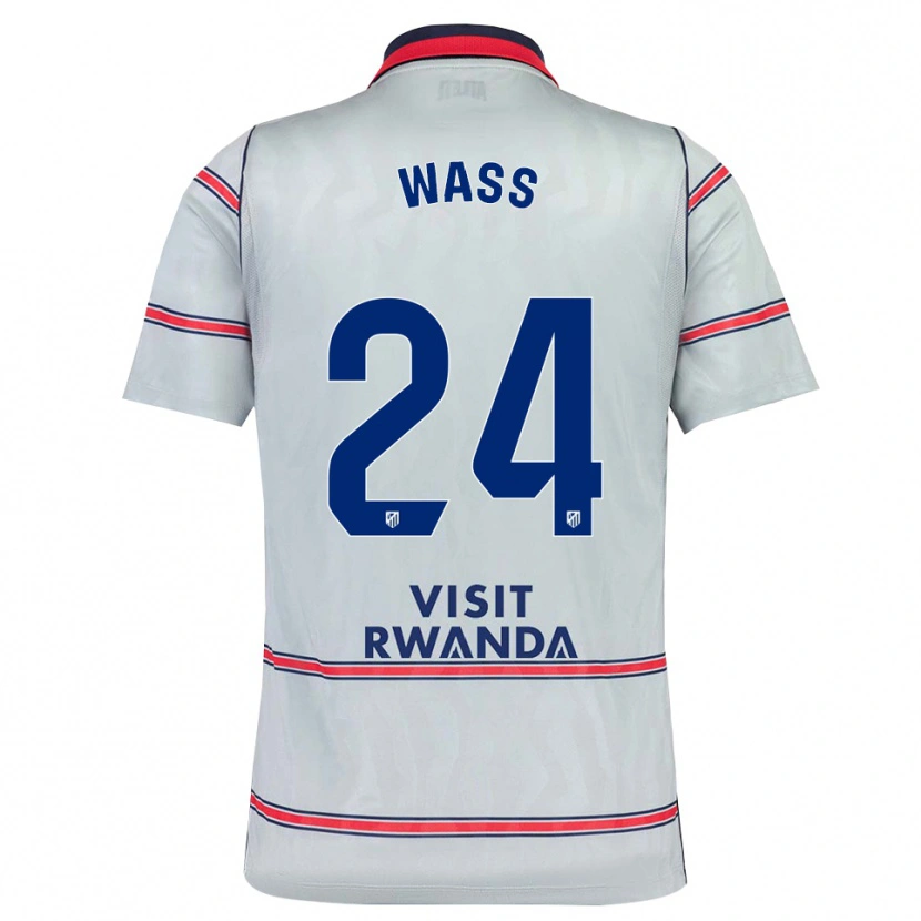 Danxen Criança Camisola Daniel Wass #24 Cinza Vermelho Azul Marinho Terceiro 2026/27 Camisa