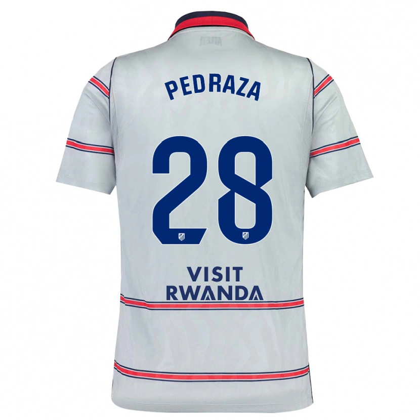 Danxen Criança Camisola Alfredo Pedraza #28 Cinza Vermelho Azul Marinho Terceiro 2026/27 Camisa