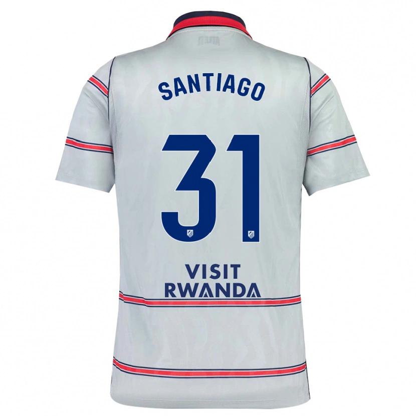 Danxen Criança Camisola Abraham Santiago #31 Cinza Vermelho Azul Marinho Terceiro 2026/27 Camisa