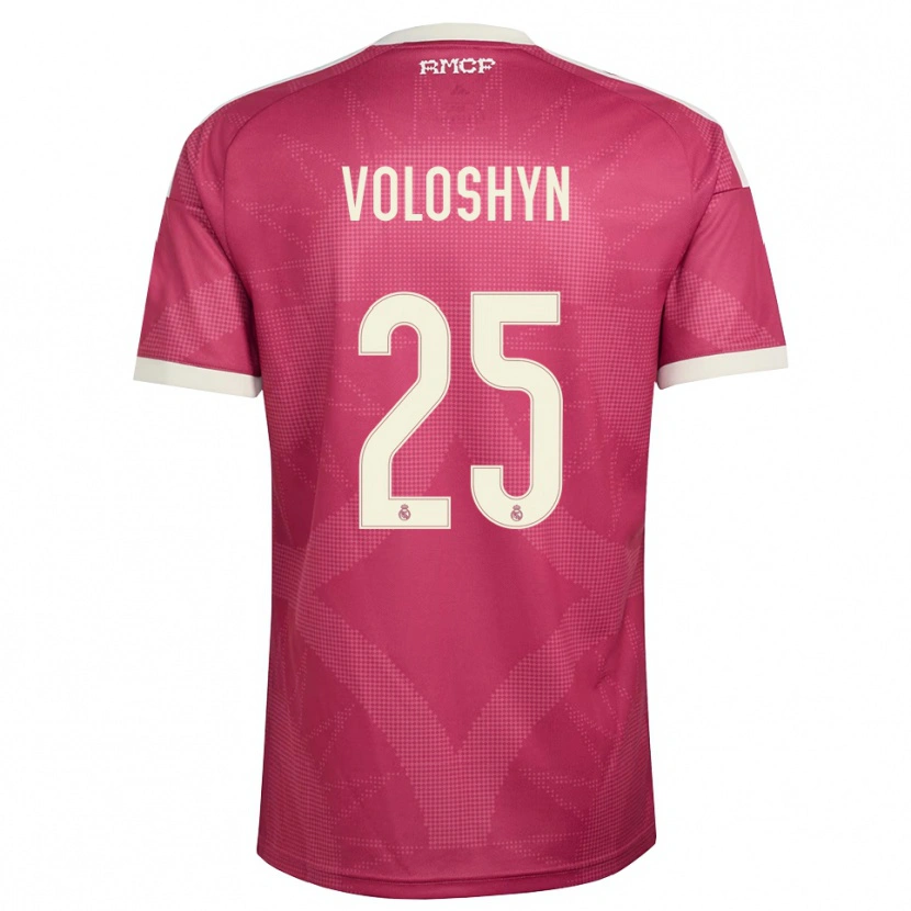 Danxen Criança Camisola Ilya Voloshyn #25 Vermelho Pálido Violeta Branco Terceiro 2026/27 Camisa