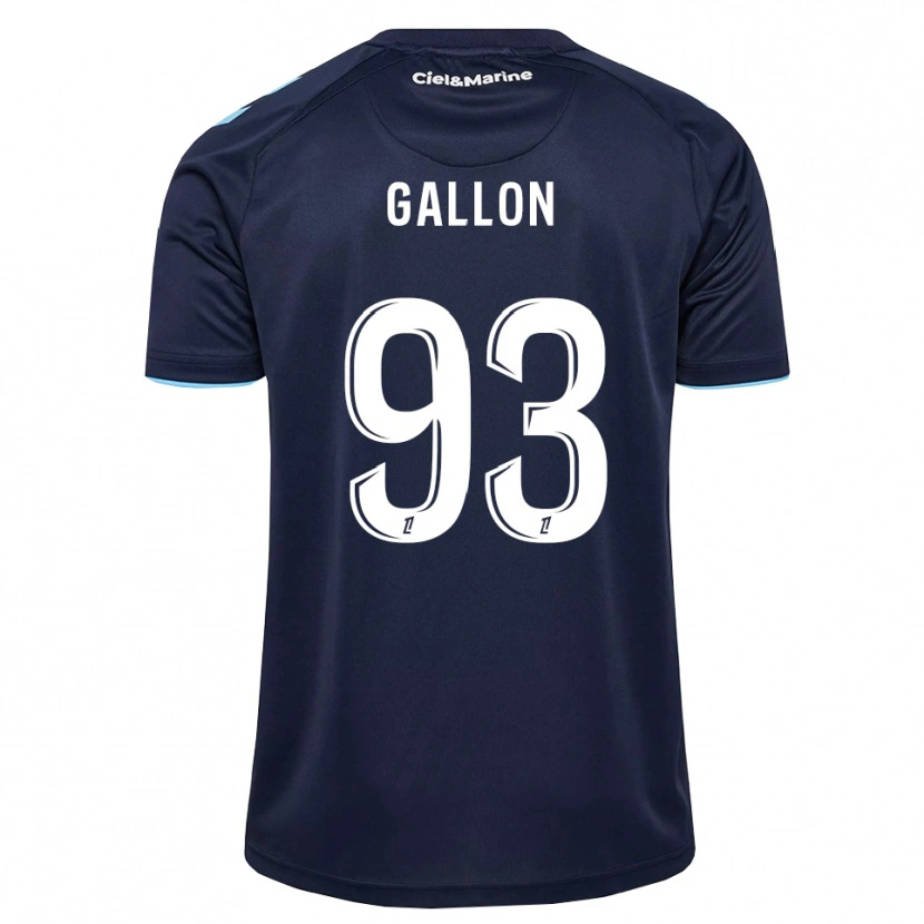 Danxen Criança Camisola Gauthier Gallon #93 Azul Centáurea Azul Meia-Noite Principal 2026/27 Camisa