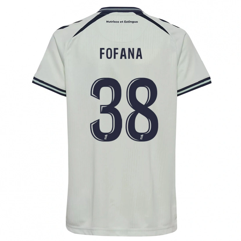 Danxen Criança Camisola Rayan Fofana #38 Azul Meia-Noite Branco Alternativa 2026/27 Camisa