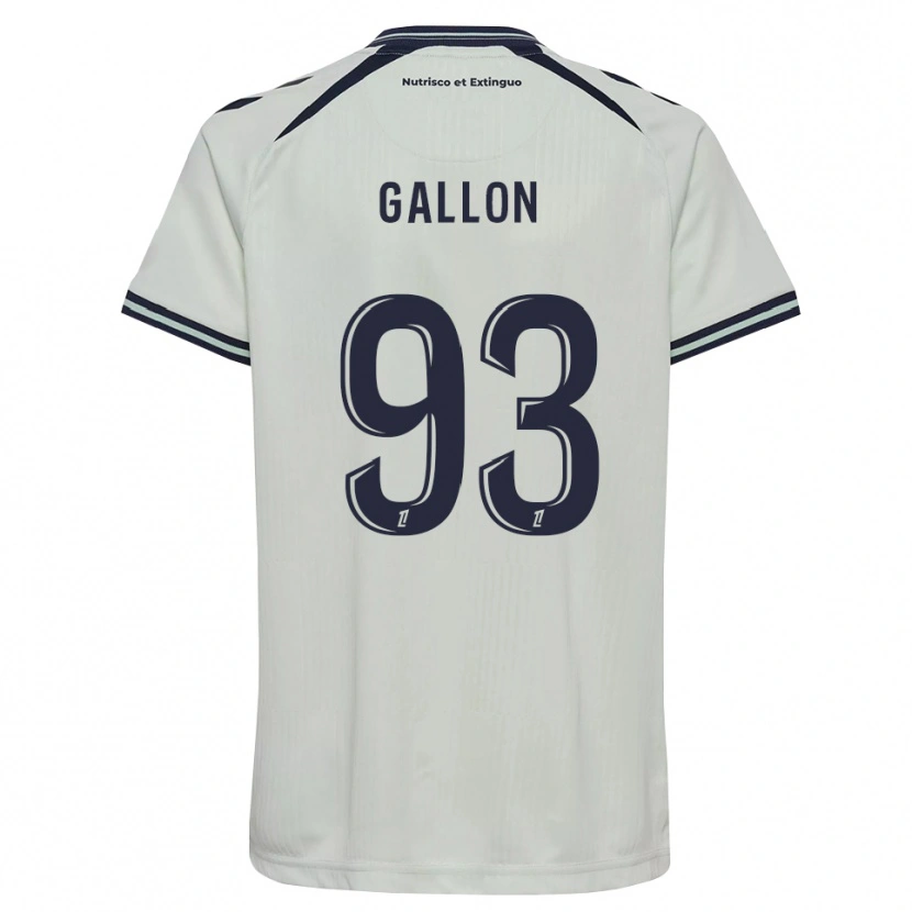 Danxen Criança Camisola Gauthier Gallon #93 Azul Meia-Noite Branco Alternativa 2026/27 Camisa
