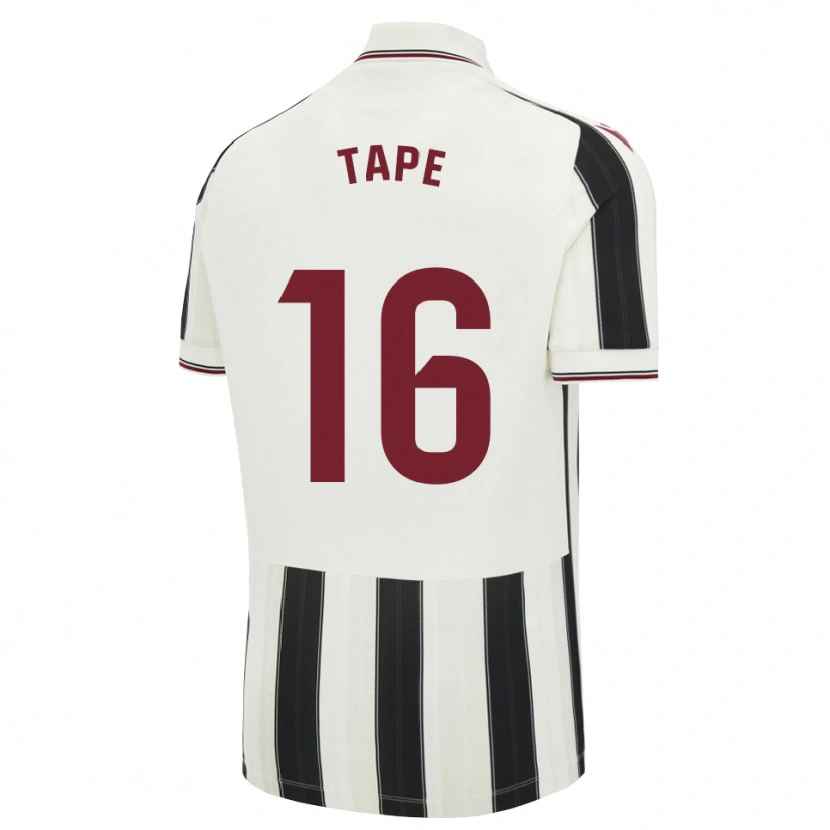 Danxen Criança Camisola Axel Tape #16 Preto Branco Vermelho Alternativa 2026/27 Camisa