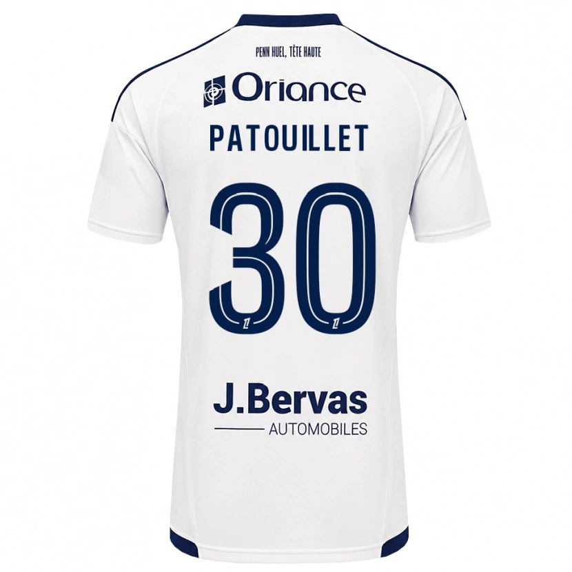 Danxen Criança Camisola Mathieu Patouillet #30 Azul Marinho Branco Alternativa 2026/27 Camisa