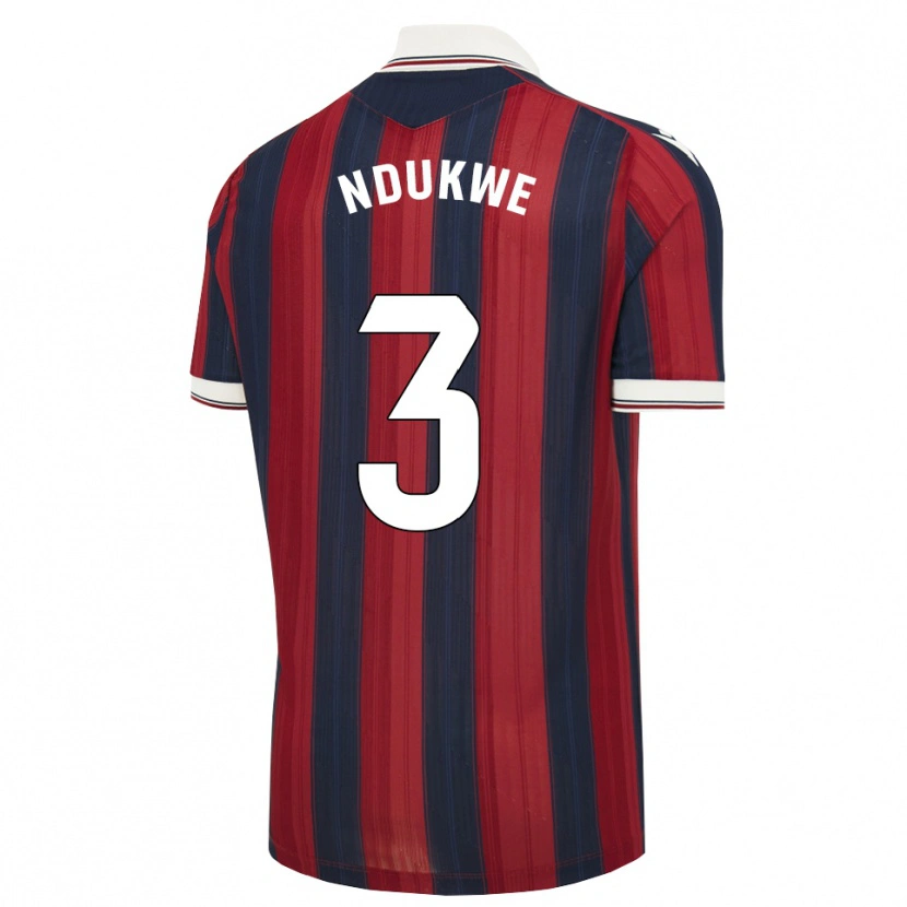 Danxen Homem Camisola Ifeanyi Ndukwe #3 Azul Meia-Noite Vermelho Principal 2026/27 Camisa