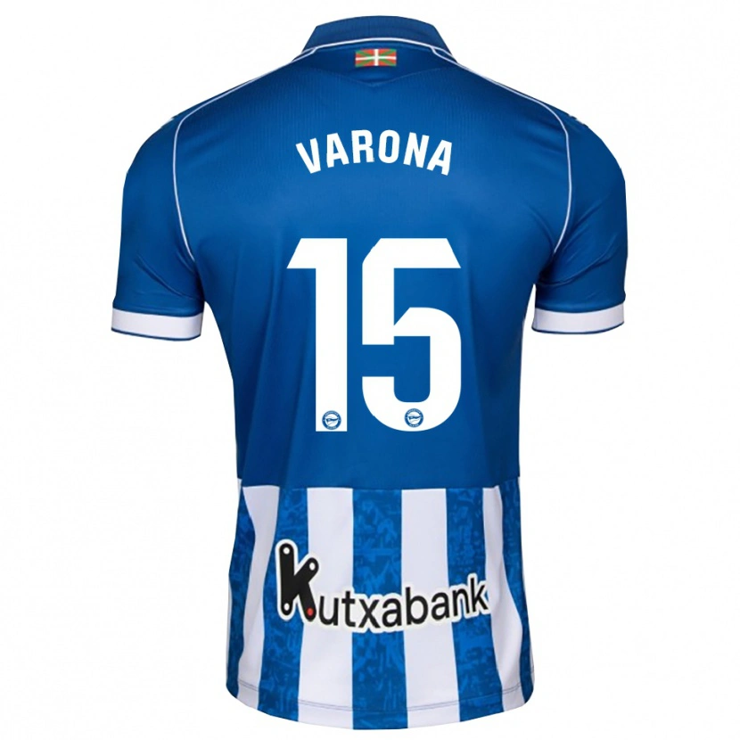 Danxen Homem Camisola Ander Varona #15 Azul Branco Preto Principal 2026/27 Camisa